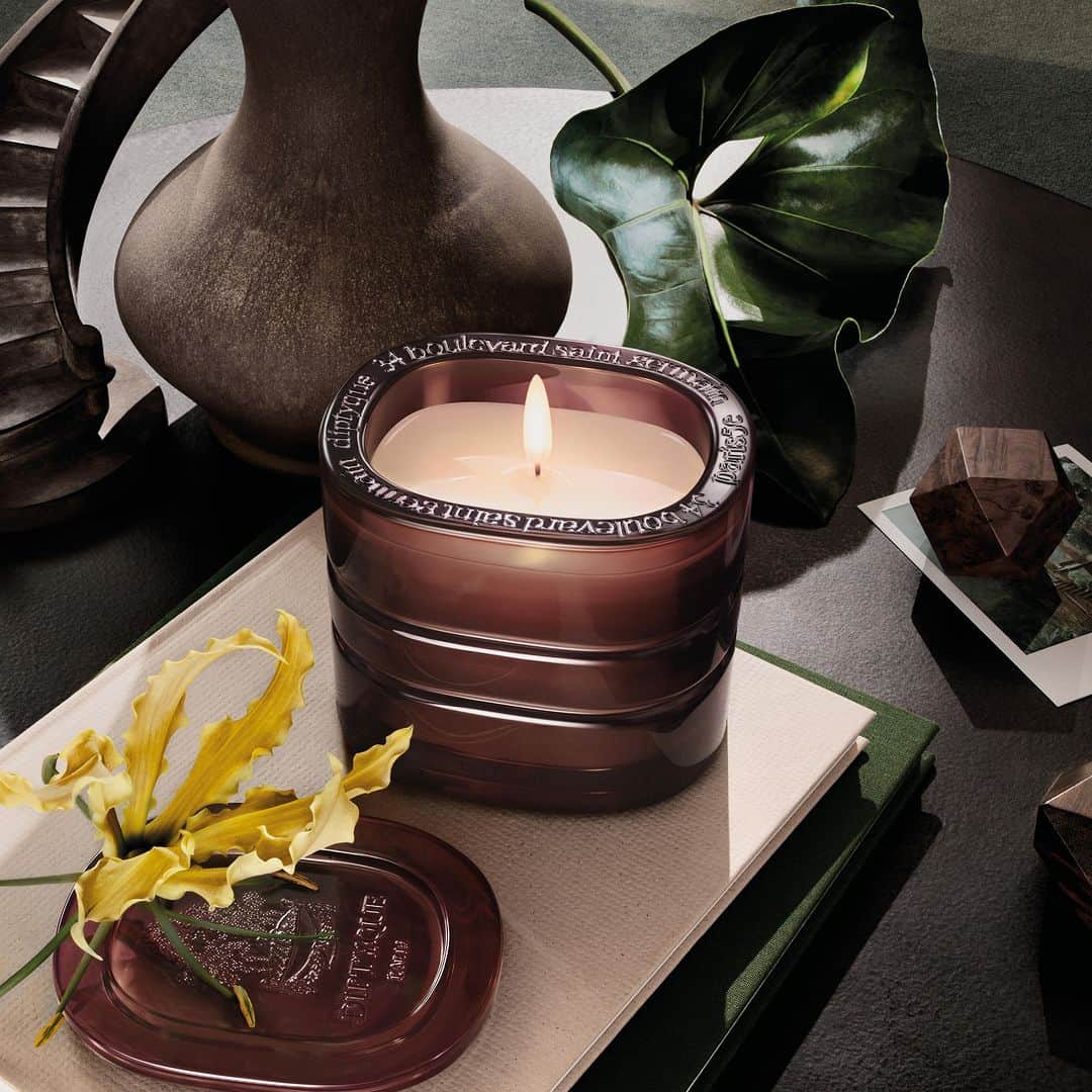 ディプティックのインスタグラム：「In the heart of the Mexican jungle… …blooms an unknown tropical flower. Discover it in La Forêt Rêve, with its bewitching scent of ylang-ylang, jasmine and vanilla. Paradise within reach. #LesMondesDeDiptyque #Diptyque #Candles #PremiumCandle」