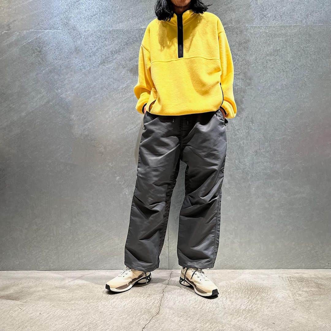 のインスタグラム：「＜H BEAUTY&YOUTH＞ FLEECE ZIP JACKET ¥28,600 Color: YELLOW/KELLY Size: S/M/L (着用スタッフ: 182cm 着用サイズ: M)  OLMETEX FATIGUE EASY ¥39,600 Color: DK.GRAY/NAVY Size: S/M/L (着用サイズ: M)  #H_beautyandyouth #エイチビューティアンドユース @h_beautyandyouth  #BEAUTYANDYOUTH #ビューティアンドユース #Unitedarrows #ユナイテッドアローズ #salomon」