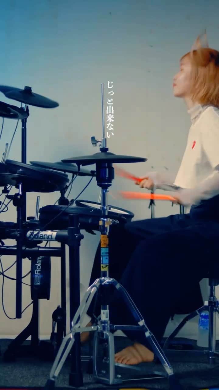 青空フミのインスタグラム：「【ONE PIECE OP】ウィーゴー！-きただにひろし . . . #ワンピース #onepiece #wego#ウィーゴー  #きただにひろし #ウィーアー#weare  #アニメソング#アニソン#animesong #drums #drumcover #叩いてみた #japanesegirl #instagood #instamusic」