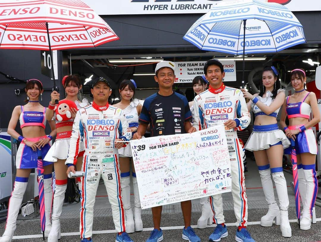 生田ちむさんのインスタグラム写真 - (生田ちむInstagram)「#SUPERGT 第6戦スポーツランドSUGO  【正式結果】 39号車 DENSO KOBELCO SARD GRSupraは3位に繰り上がりました！！ シリーズポイントは34ポイントで 現在6位になりました！  応援ありがとうございます！  次戦第7戦10/14-15オートポリス戦もアツい応援宜しくお願い致します🫶」9月17日 21時25分 - 1224chimu