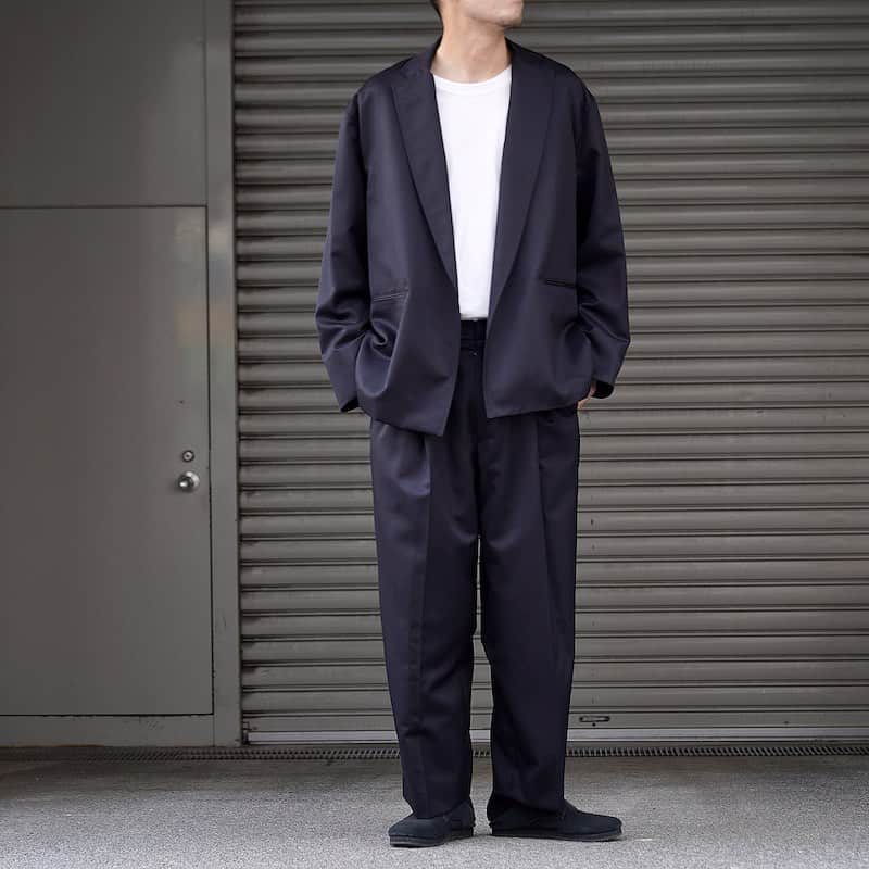 blurhms Wool ふきすさぶ Ramie Cardigan Jacket