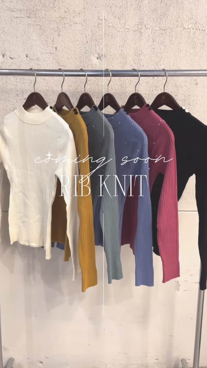 F i.n.t_officialのインスタグラム：「【 ⁡ 𝐑𝐈𝐁 𝐊𝐍𝐈𝐓 🧶🐈 】 ⁡ ⁡F i.n.tの毎年大定番の 釦使いハイネックリブニットプルオーバーが まもなく入荷します💕 今年はフレンチレトロなカラバリで より一層コーデが楽しめそう🎵   詳細は商品を見る💼をタップ🔍  #fint #2023AW #2023autumn #fashion  #AutumnCollectio‪n #check #checkonepiece  #フィント #秋コレクション  #コレクション #オータムコレクション  #秋コーデ  #秋色ニット #リール  #プレッピーコーデ #おすすめコーデ  #retro #reel  #retrofashion #ootd」