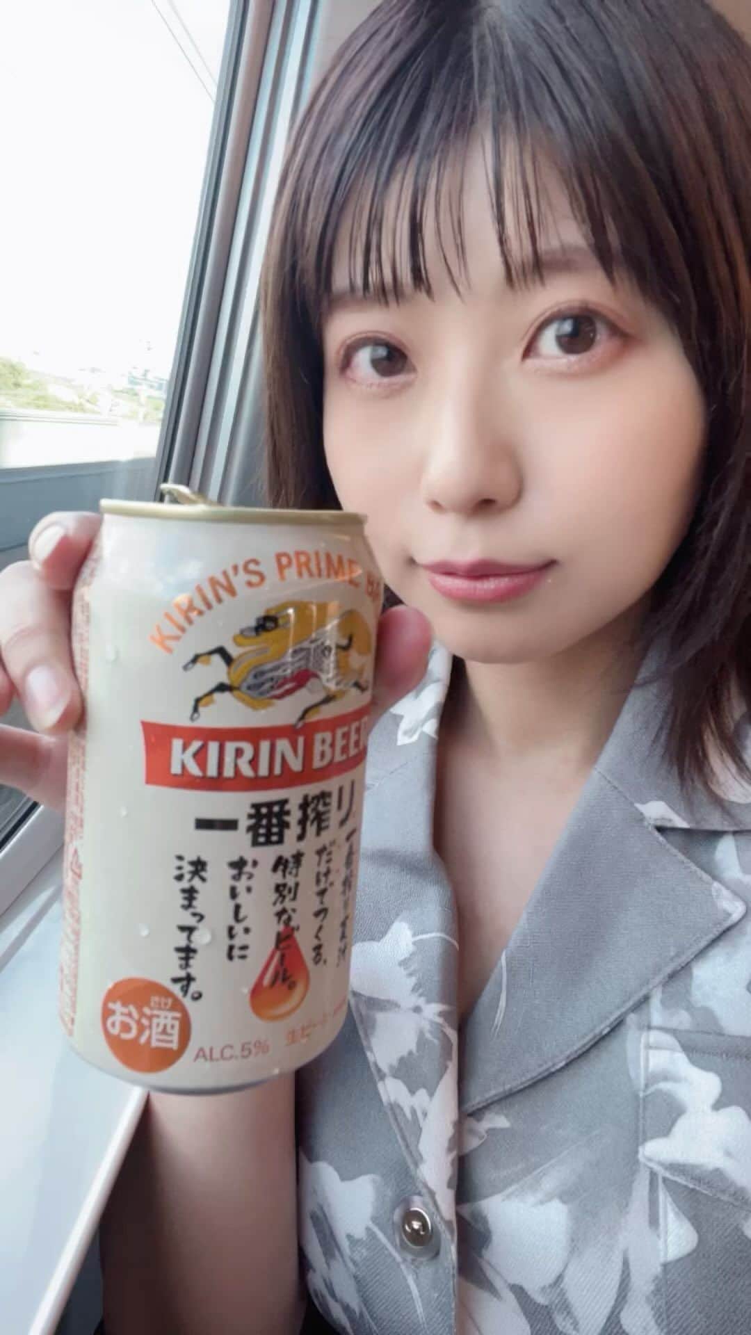 天野麻菜のインスタグラム：「ビール女子。3603」