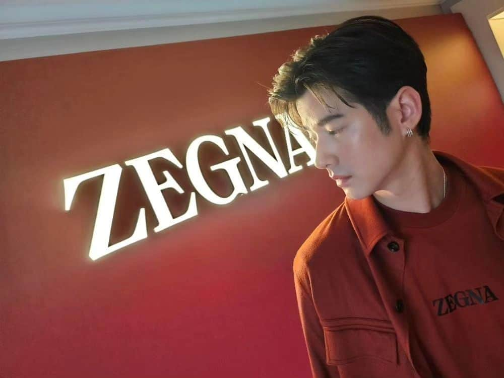 マリオ・マウラーのインスタグラム：「What a cool event with ZEGNA  @zegnaofficial #ZEGNA #OASICASHMERE #ZEGNAAW23 #ZEGNAXMARIO」