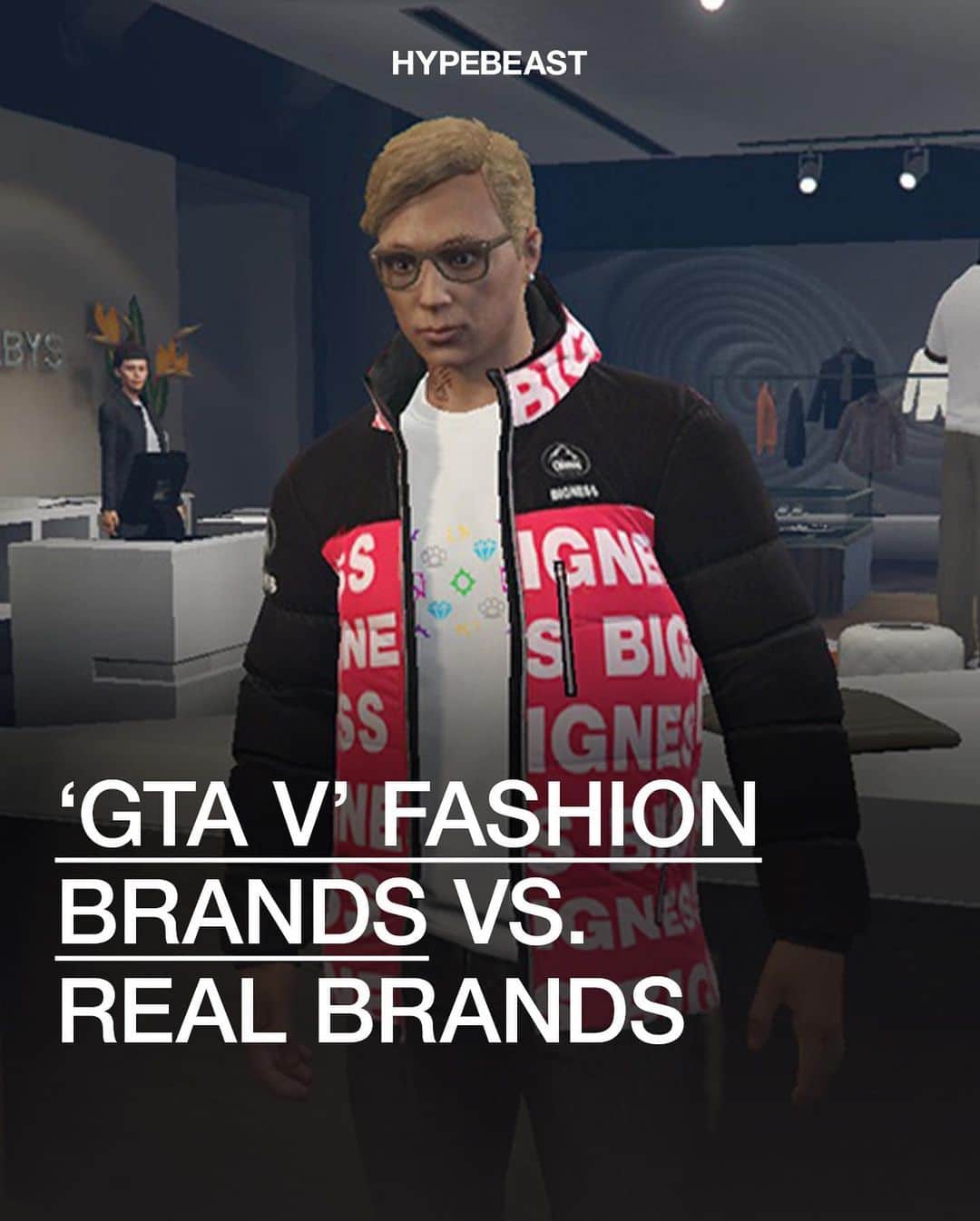 HYPEBEASTさんのインスタグラム写真 - (HYPEBEASTInstagram)「In many ways, 'GTA V' has been known for its parodies in cars, storylines, and even fashion. When it came to character customization, @rockstargames ensured you had full capabilities to dress up your character with a number of brands that may look very familiar. Take a look at some of the in-game brands and their real-life counterparts. Photo: Rockstar Games」9月18日 8時59分 - hypebeast