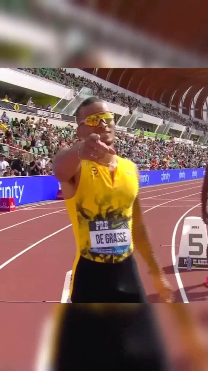 アンドレ・ドグラスのインスタグラム：「Through all the ups and downs this season… Diamond League : Thank you! 💎🙏🏽」