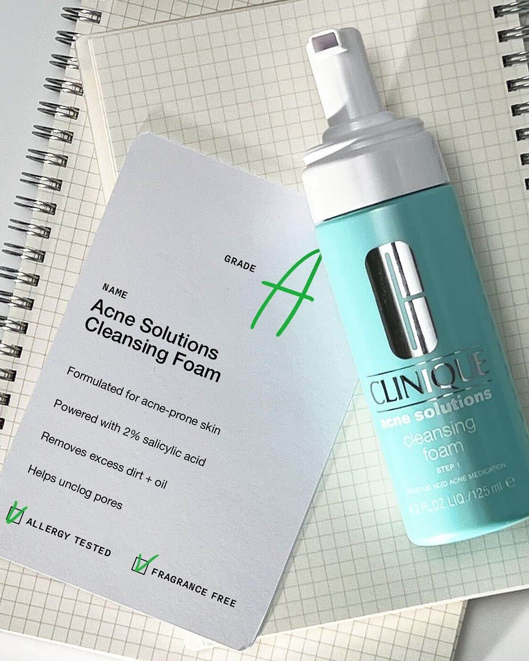 のインスタグラム：「Add these A+ acne fighters to your routine to ace a tough breakout.  #AcneSolutions #DermTested #acneskincareroutine」