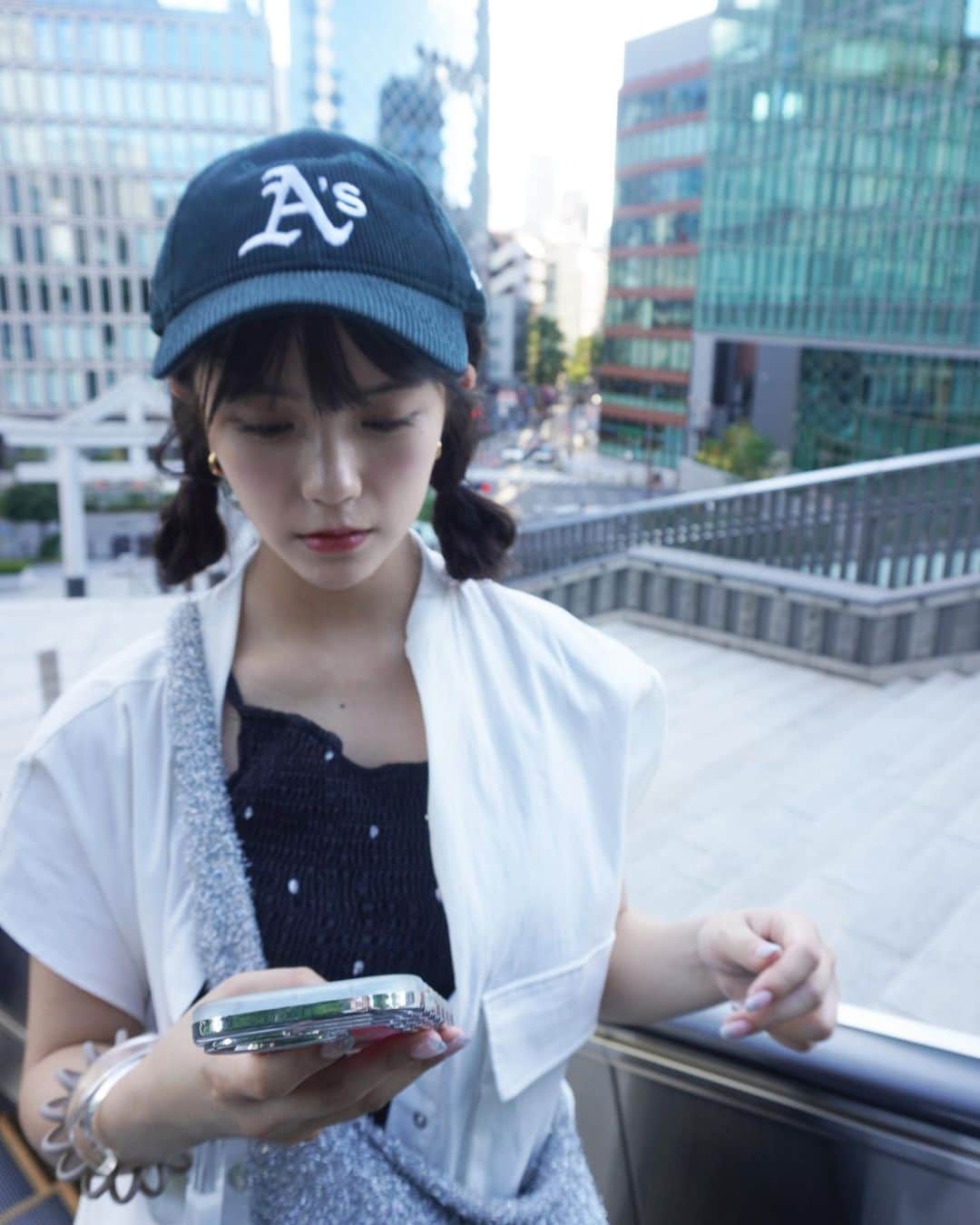 村山優香のインスタグラム：「）Oo｡.（´-`） 神社に行くと浄化される感じがするから 結構行くよ⛩」