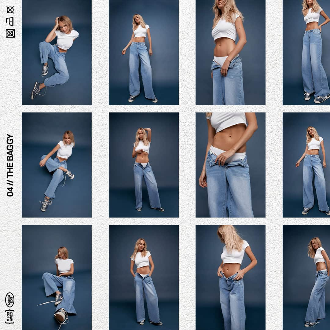 MISSGUIDEDのインスタグラム：「Introducing: Denim '23 ☁ Tap the link in bio to shop now #missguided」