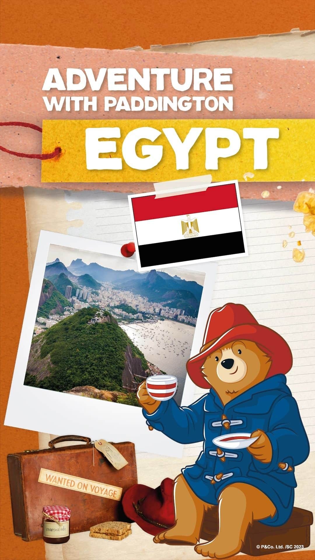 Paddington Bearのインスタグラム：「Paddington has been exploring Egypt and has learnt a few things along the way...🇪🇬」