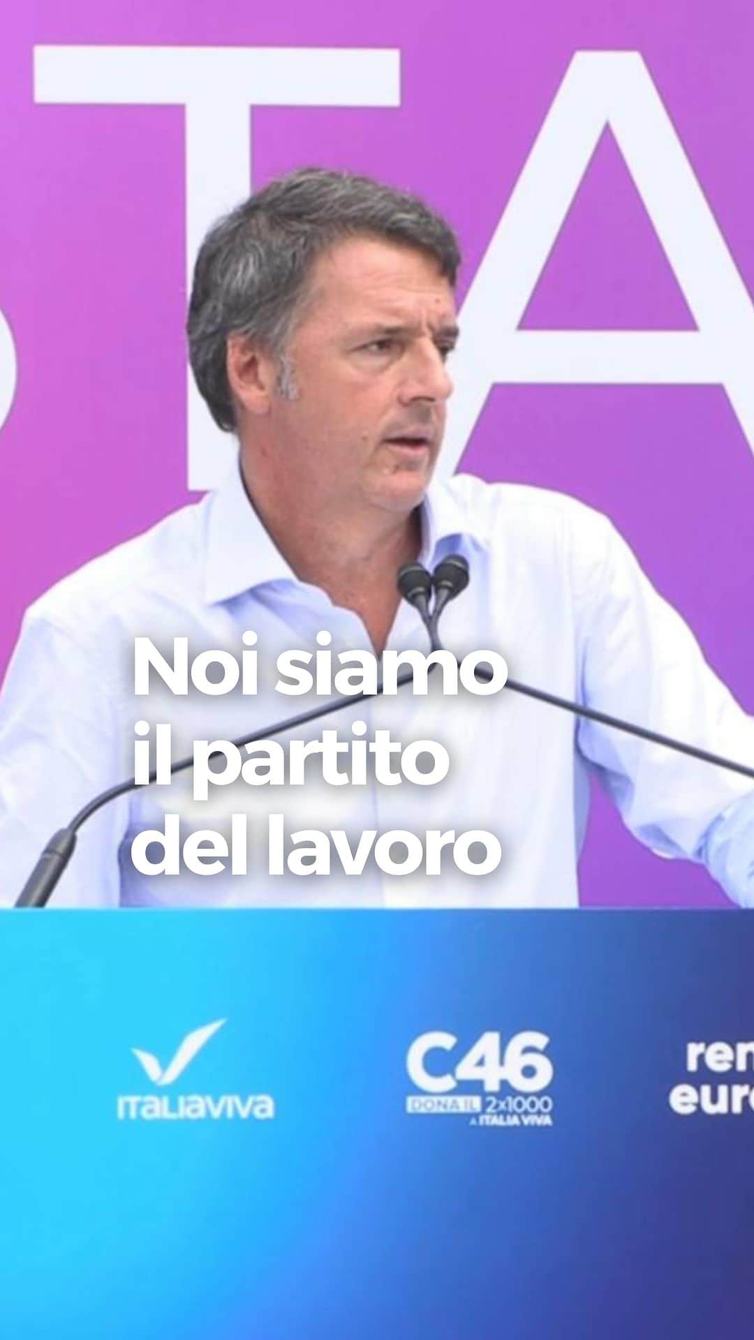 マッテオ・レンツィのインスタグラム：「Cosa è il CENTRO? È l’alternativa a questo Governo inconcludente, è l’alternativa a questa opposizione ideologica.  Noi siamo un’altra cosa rispetto al tandem Meloni/Salvini e rispetto al tandem Conte/Schlein」