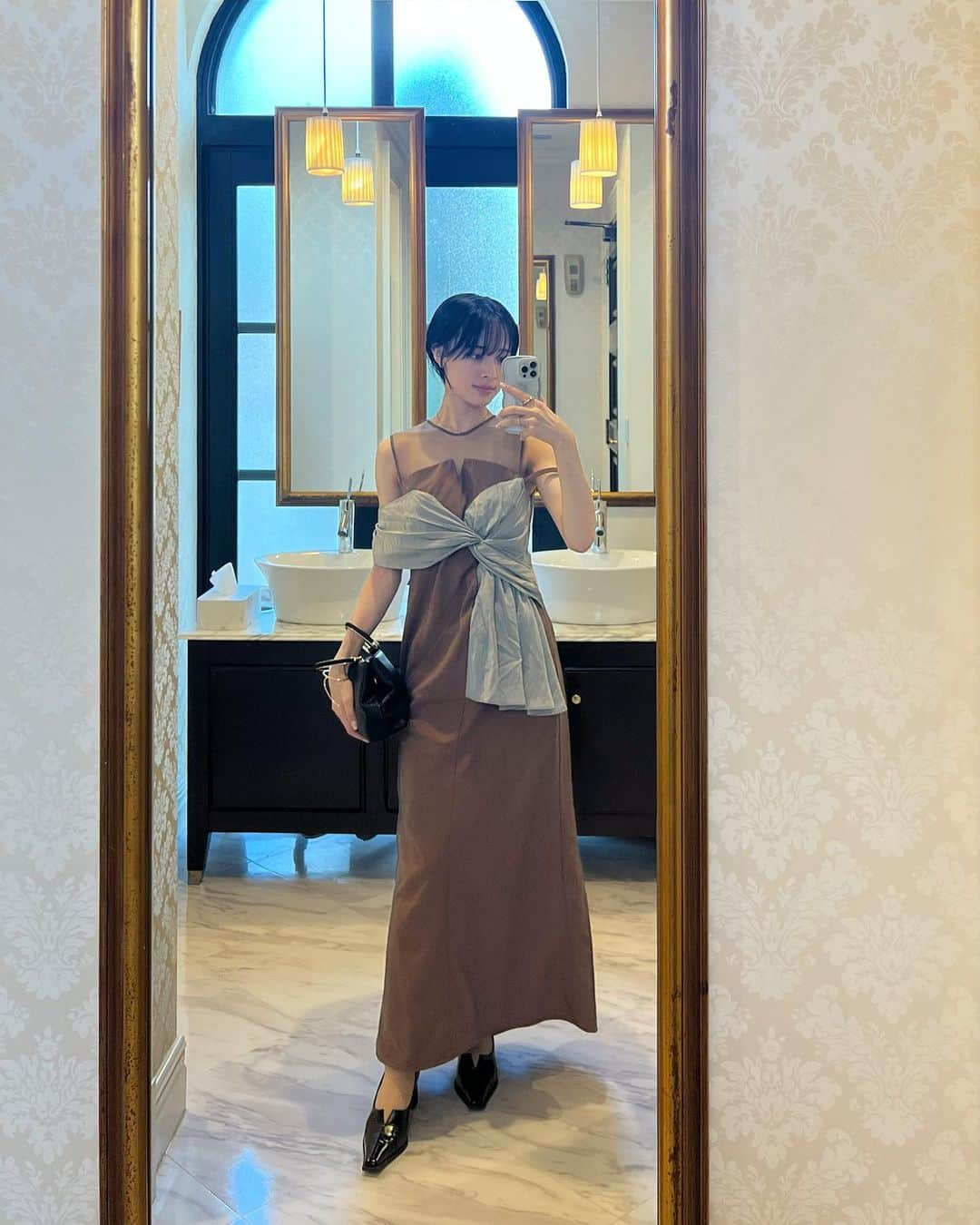 きょうかさんのインスタグラム写真 - (きょうかInstagram)「素敵な式だった🧡 #結婚式 #結婚式コーデ」9月18日 16時53分 - c_sno0