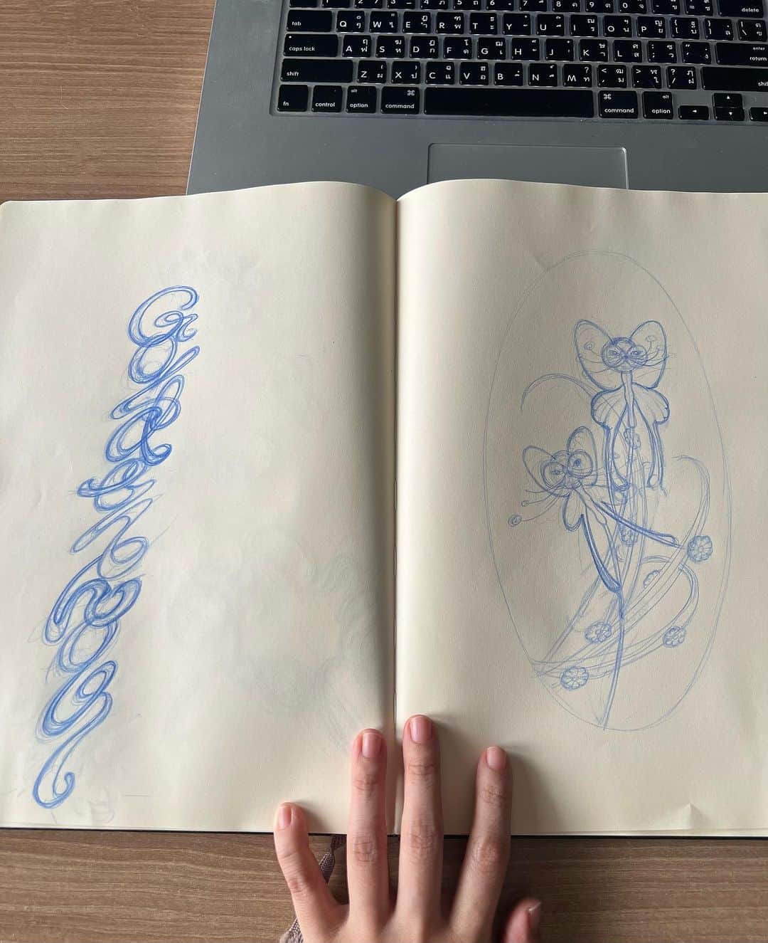 晴日のインスタグラム：「Another fun part ✍🏻🪩」