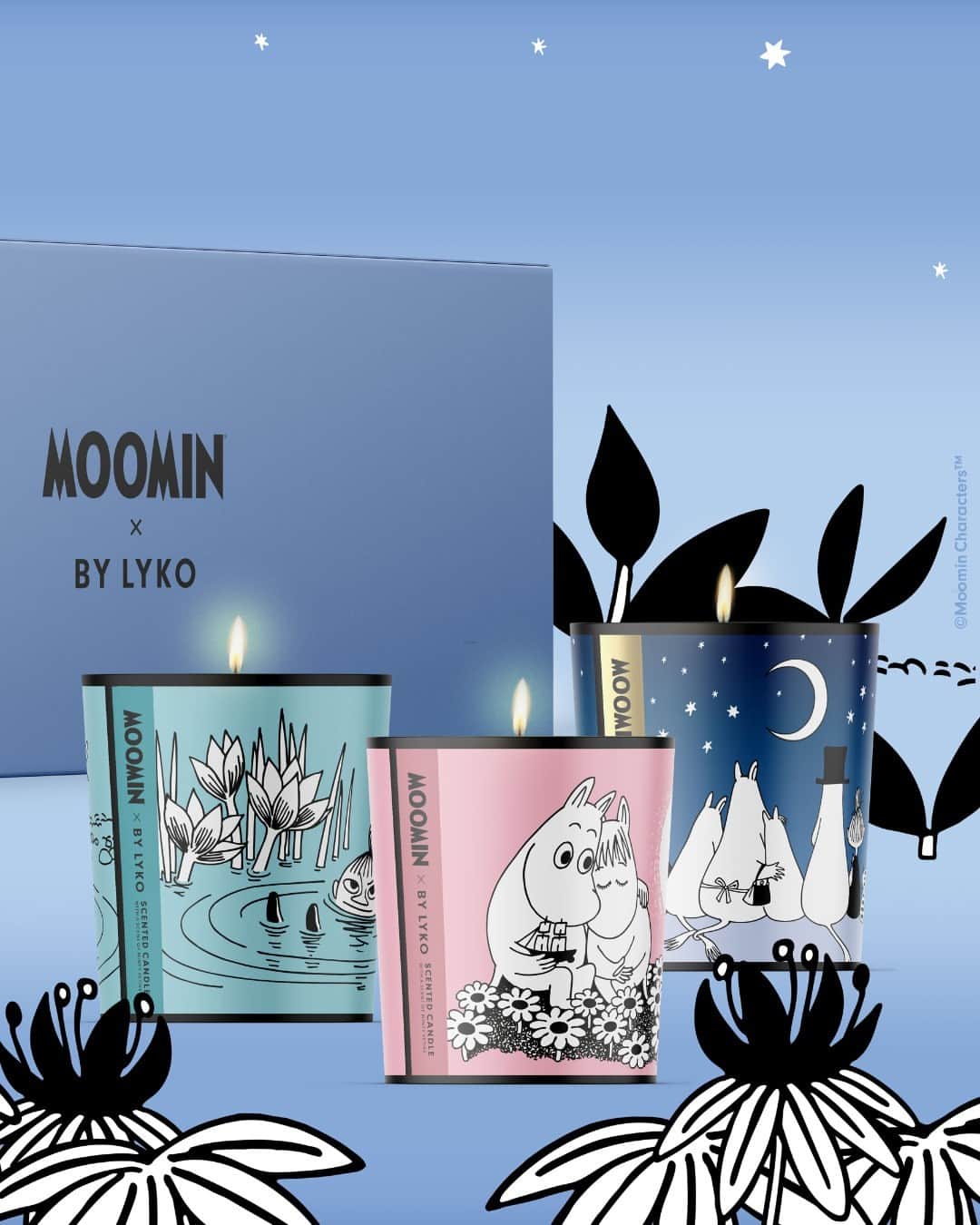 ムーミンさんのインスタグラム写真 - (ムーミンInstagram)「The Moomins love to bathe, and Moominvalley's bathing hut is a place filled with joy, relaxation, and community. 💙   The new Moomin x By Lyko collaboration brings Moomin stories to beauty and home products with two home beauty kits and a candle set. The collection is inspired by Moominvalley's bathing hut and the comic Moomins on the Riviera (1955). 😌 🛀   Read more about the collaboration and get your kit through the link in bio! ✨ Which design is your favourite? 😍   #moomin #moominofficial @lykosuomi @lykosverige @lykonorge」9月18日 17時30分 - moominofficial