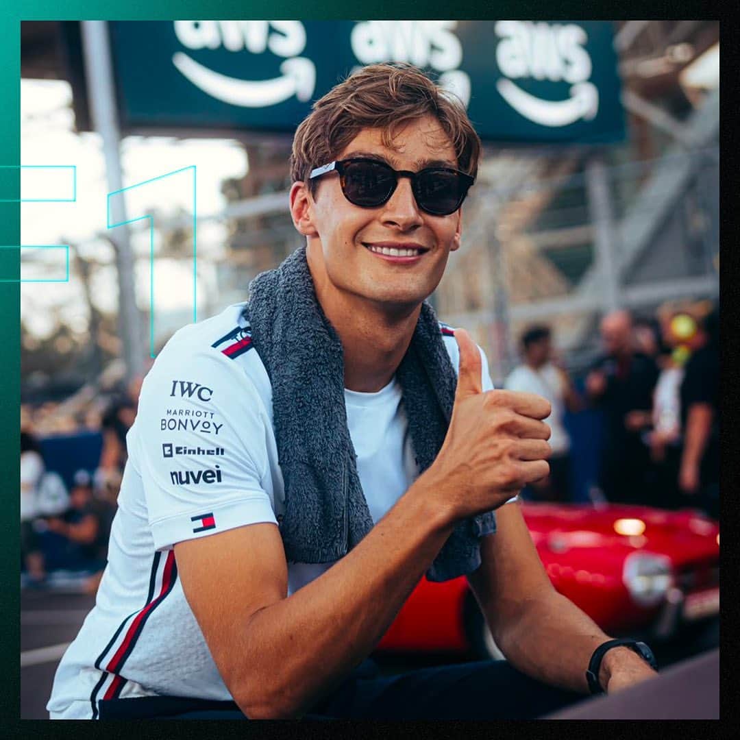 ポリスのインスタグラム：「Match your accessory to your true, most daring self. @georgerussell63  @mercedesamgf1」