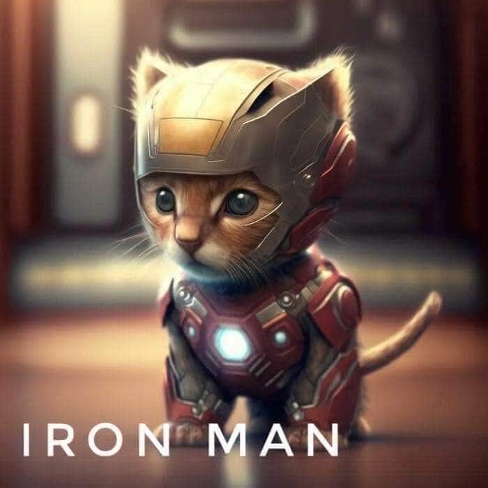 Aww Clubさんのインスタグラム写真 - (Aww ClubInstagram)「If cats were superhero  #meowed #cutecat #cat #AI #superhero #marvel #captainamerica #hulk #thor #ironman」9月18日 12時00分 - meowed