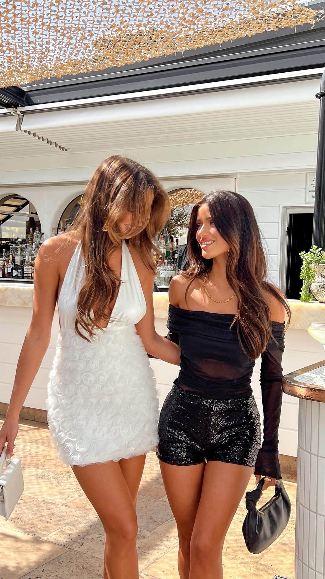 Beginning Boutiqueのインスタグラム：「We have something for everyone in our new Birthday Behaviour: Part One Collection 🧁✨ Shop new birthday styles like the Bday Girl White Halter Mini Dress & Rev Black Sequin Hot Pants, online now 🤍」
