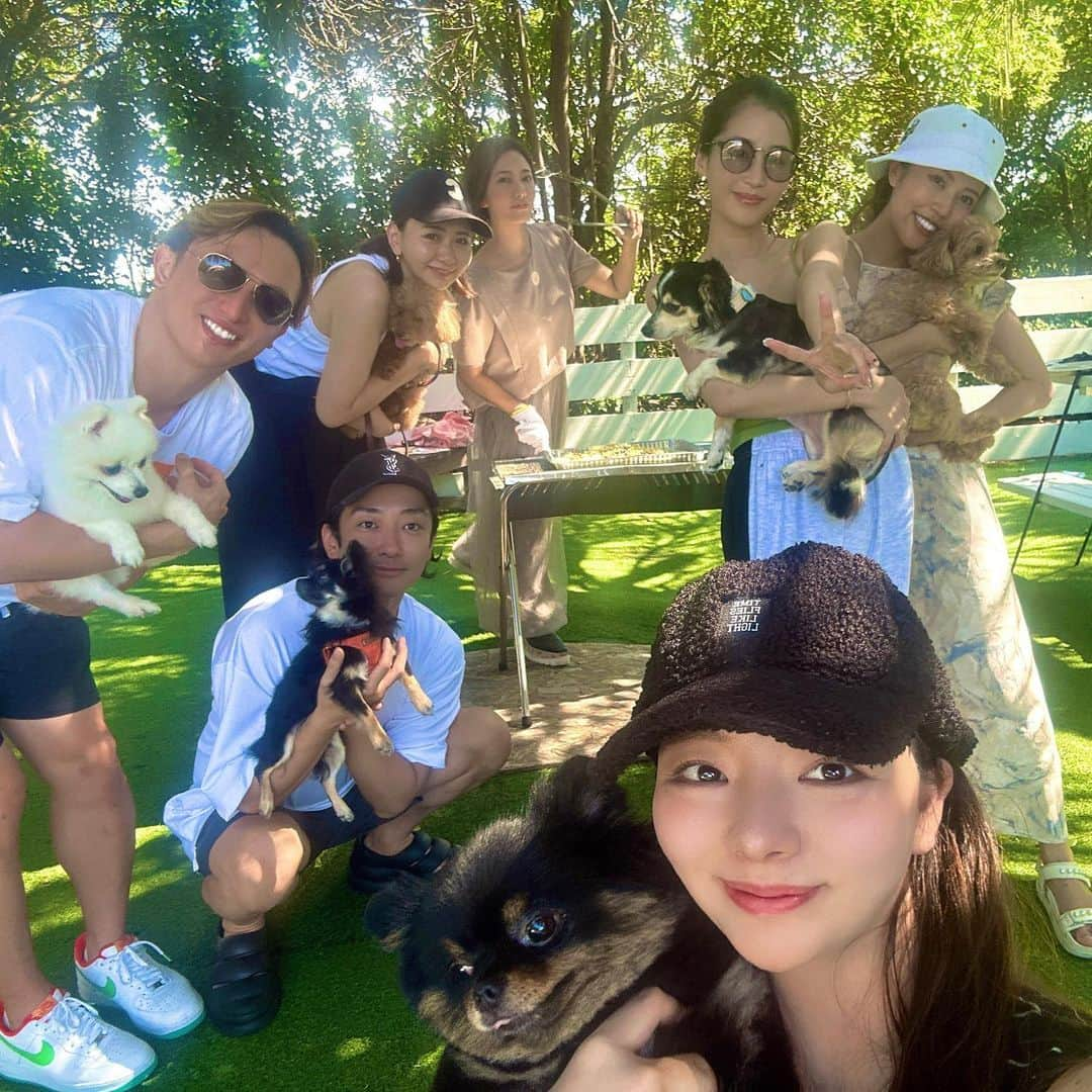 田村一将のインスタグラム：「.  夏の思い出🍉  #🐶」