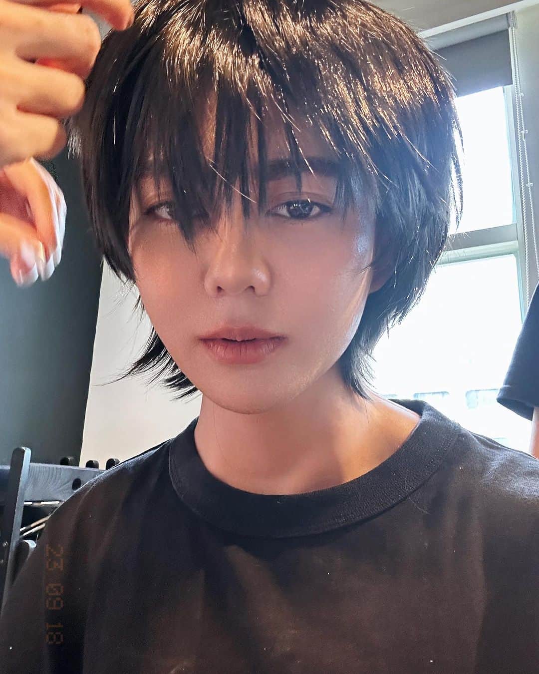 白癡公主のインスタグラム：「BB在我上班的時候傳照片跟我報備🥰」