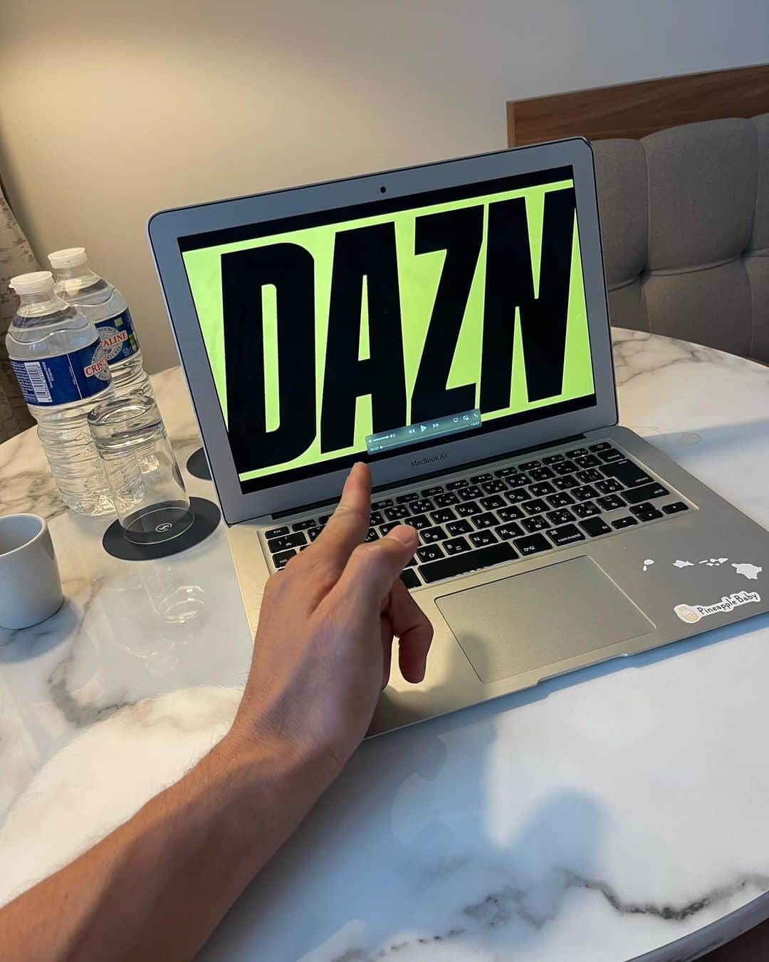 山田章仁のインスタグラム：「@dazn_jpn 👀」