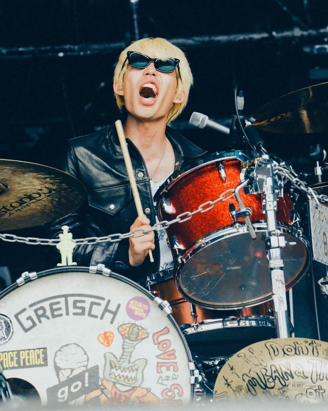 のインスタグラム：「THANK YOU!!ROCK'N'ROLL!!!YAMAGUCHI ROCK CITY🔥🔥🔥 @go_go_vanillas_official  photographer @renzo1101  @wild_bunch_fest  #WILDBUNCH2023」