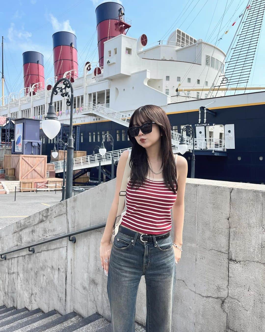 高梨優佳のインスタグラム：「ディズニー行ってたんだよーーーーーーう」