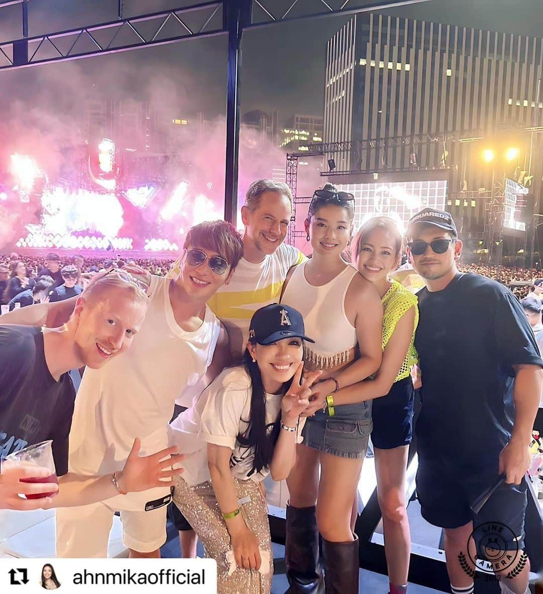 RINAさんのインスタグラム写真 - (RINAInstagram)「最高のメンバーとの夏の思い出😍 ️ 楽しかった😁久しぶりにたくさん踊った ...