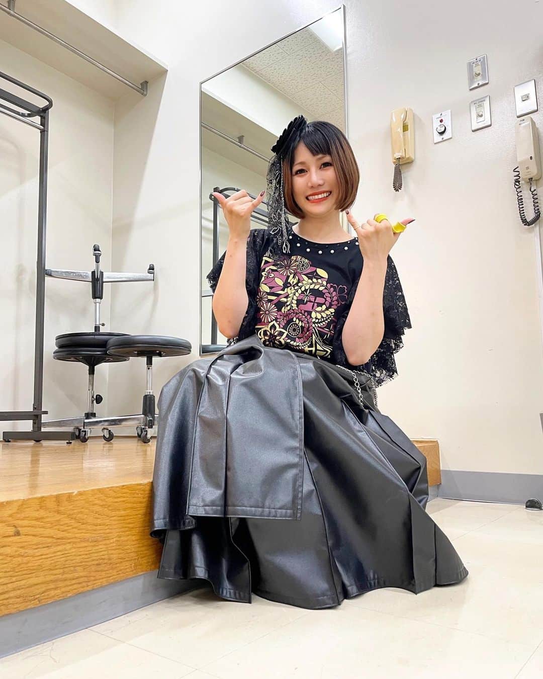 のインスタグラム：「広島公演ありがとうございましたーー！！ 今夜もブチ上がりましたね。またね！」