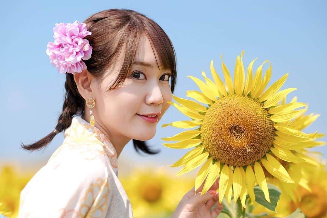 安藤まいさんのインスタグラム写真 - (安藤まいInstagram)「おっっきなひまわり🌻  🌻  #柳川ひまわり園 #柳川#ひまわり#ひまわり畑#夏休み#ポトレ#ポトレ福岡#ポートレート#福岡ポトレ#撮影会#福岡モデル#被写体#カメラ好きな人と繋がりたい#ポトレ女子#ポトレ好きな人と繋がりたい#福岡旅行#夏の思いで🍉 #浴衣#浴衣女子 #浴衣ポートレート #安藤まい#イベントコンパニオン#レースクイーン#博多女子」9月18日 19時44分 - mai_ando0407