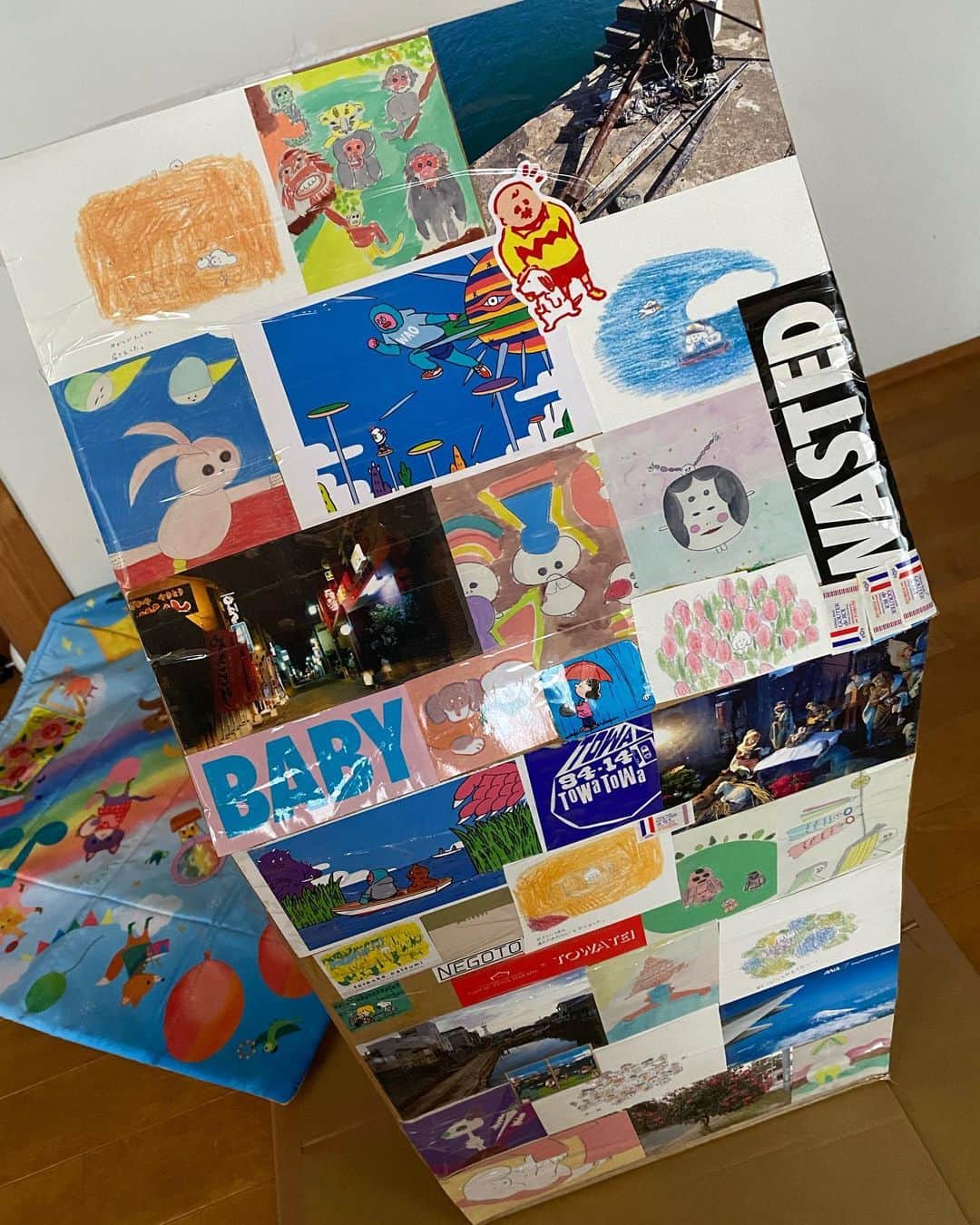 沙田瑞紀さんのインスタグラム写真 - (沙田瑞紀Instagram)「おっきな段ボールがたくさん出たので📦で工作。 こういうの大好き🥸🎊✌️  #赤ちゃんの家 #赤ちゃんの滑り台 #diy」9月18日 20時20分 - mizuki_masuda