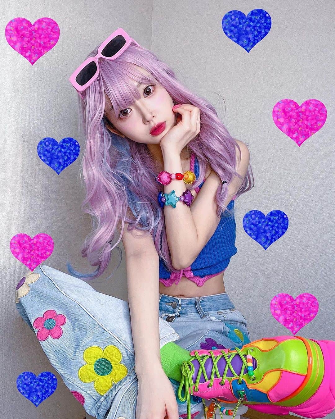 みするさんのインスタグラム写真 - (みするInstagram)「I like pink hair💙🩷💚🩷💙💚🩷💙💚🩷💙💚ピンクの髪色好き🩷」9月18日 20時19分 - misuru.japan