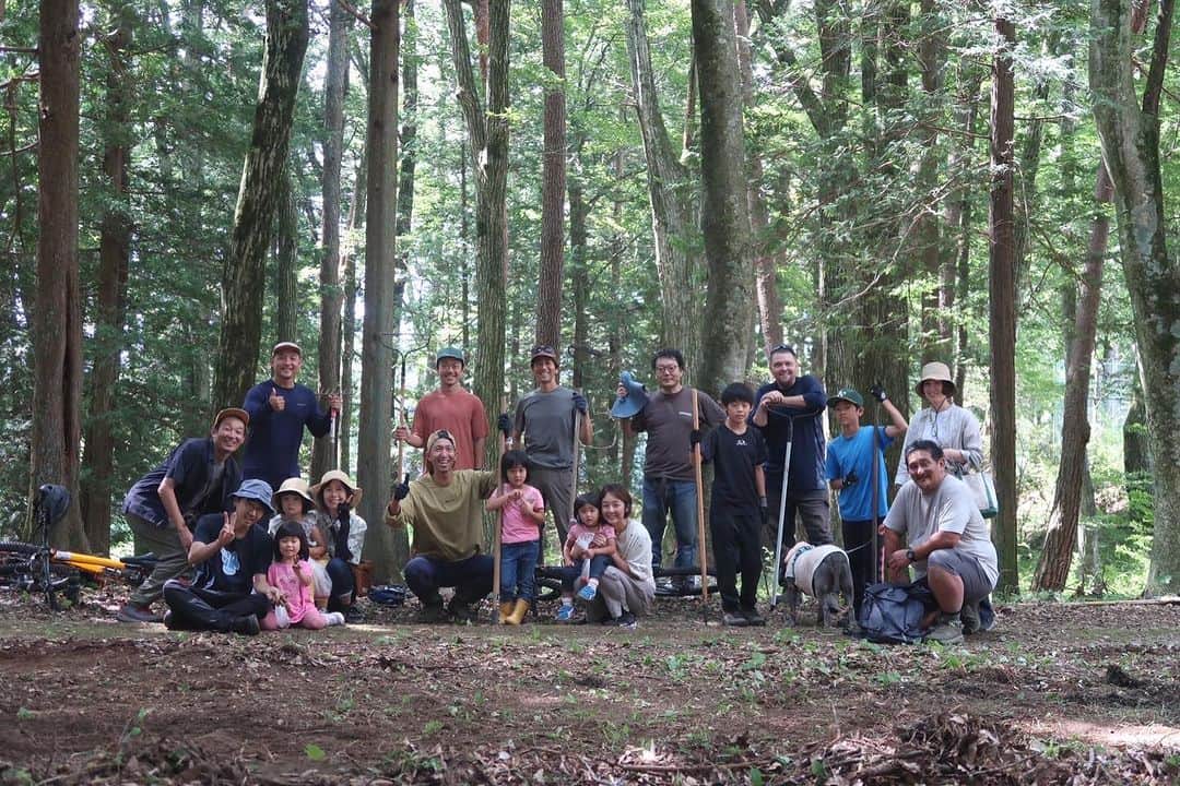 山本幸平のインスタグラム：「週末は、諏訪八ヶ岳マウンテンバイク協会 @syma_mtb のボランティア活動へディグ&ライド メンバー募集中です。」