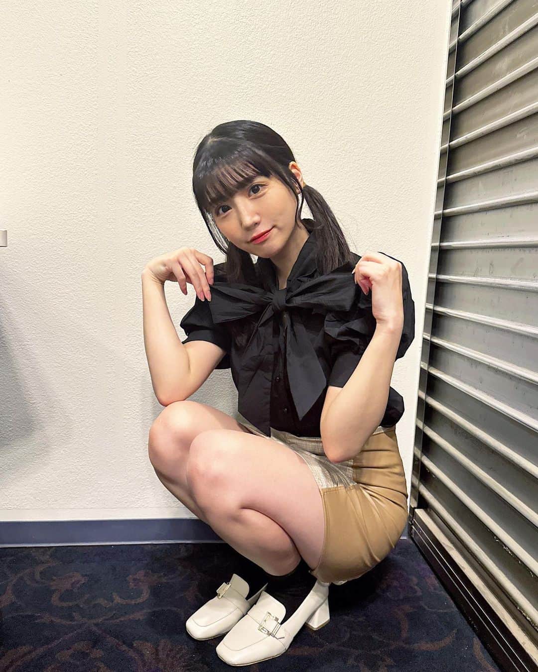 藤田みゆのインスタグラム：「. ツインテール可愛い？💕」