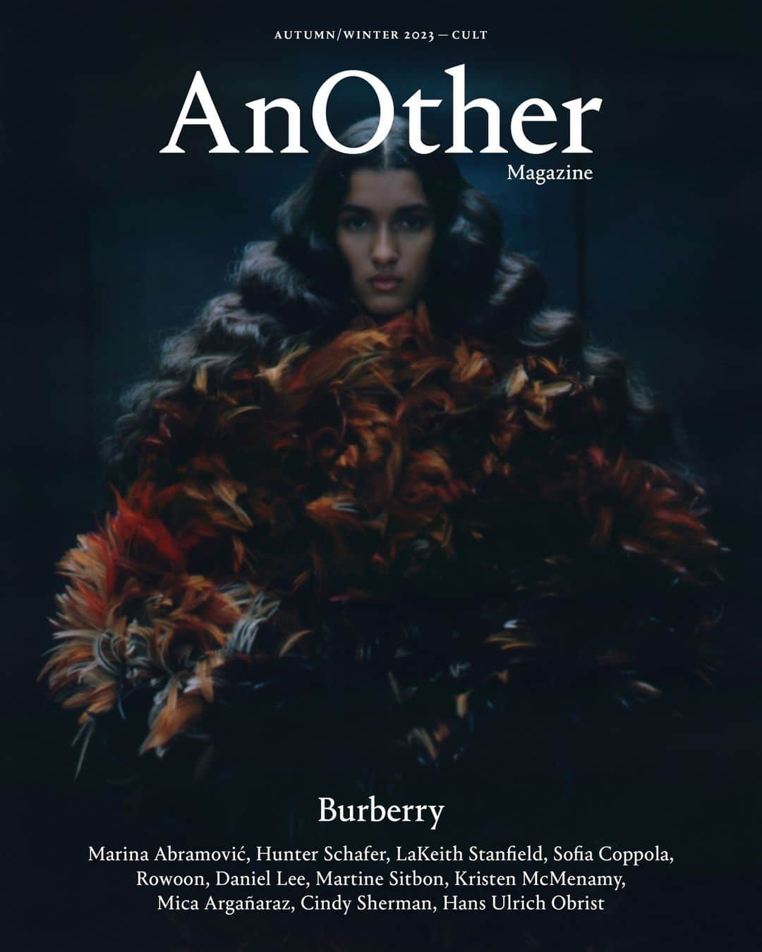 AnOther Magazineのインスタグラム：「AnOther Magazine Autumn/Winter 2023 – Cult. @jennimatias_ in @burberry⁠ ⁠ Photography by @gabrielomoses⁠ Styling by @nellkalonji ⁠ Daniel Lee interviewed by Susannah Frankel⁠ Editor-in-chief @susannahfrankel ⁠ Art direction by @sarahjaynetodd_ ⁠ Hair by @andreamartinellihair⁠ Manicure by @laurenmichellepires⁠ Casting by @11casting⁠ Movement direction by @manuloca_⁠ Set design by @studio_augmenta⁠ Production by @concretereplimited ⁠ ⁠ AnOther Magazine Autumn/Winter 2023 is on sale worldwide now⁠ ⁠ #AnOtherMagazineAW23 #DanielLee #Burberry #Cult」