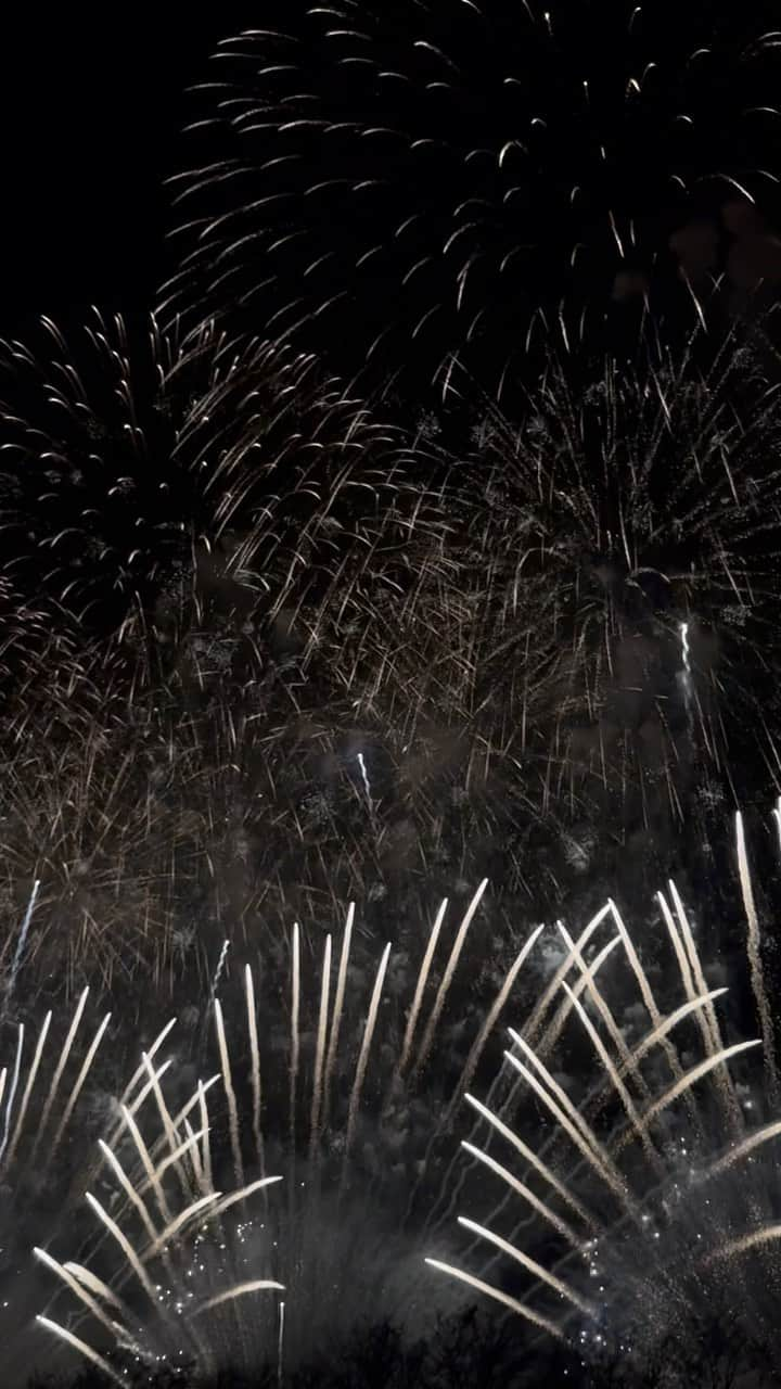 YAMADAARISAのインスタグラム：「夏の締めくくり花火〜🧨🎆🎇 これがフィナーレの瞬間✨  花火の連投は一旦終了🤣  この動画自体は1分なんだけど 7分近く止まらない花火に 終始感動しっぱなしだったなー😭😭😭  #利根川大花火大会 #花火大会2023 #茨城県境町 #利根川河川敷 #フィナーレ #打上花火 #大迫力 #3万発 #花火師さんありがとう #花火師 #日本の文化 #鳥肌たった #感動した #余韻がすごい #幸せな瞬間をもっと世界に #運良く #ベスポジ #行って良かった #また来年も #絶対に行きたい #夏の思い出 #夏の締めくくり #最高の時間 #最高の景色 #日本の四季 #リール動画 #最後まで見てね #firework #fireworks🎆 #japan」