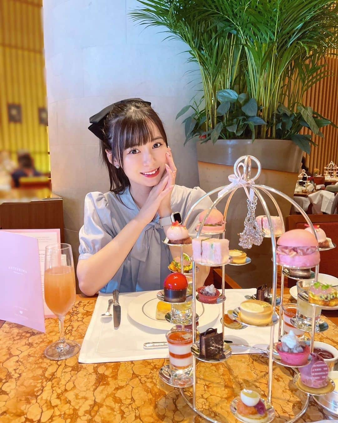 生田衣梨奈さんのインスタグラム写真 - (生田衣梨奈Instagram)「ANTEPRIMA アフタヌーンティー ⁡ ザ・ペニンシュラ東京で行われてて 行ってきました♡ ⁡ めちゃくちゃ全部美味しくて ご飯系がとても美味しかった！！！ ⁡ ⁡ 忙しい中で行けたアフタヌーンティー いろんなアフタヌーンティーいきたいな🫶 ⁡ #morningmusume23 #モーニング娘23#helloproject #えりぽんかわいい #生田衣梨奈のVSゴルフ5  #ELEYVSGOLF #生田衣梨奈 #ootd #l4l #love #ig_japan #Followme #ゴルフ #GOLF #ゴルフ女子 #アフタヌーンティー #銀座 #ザペニンシュラ東京 #ザペニンシュラ #アンテプリマ #ANTEPRIMA #アフヌン」9月18日 21時53分 - erina_ikuta.official