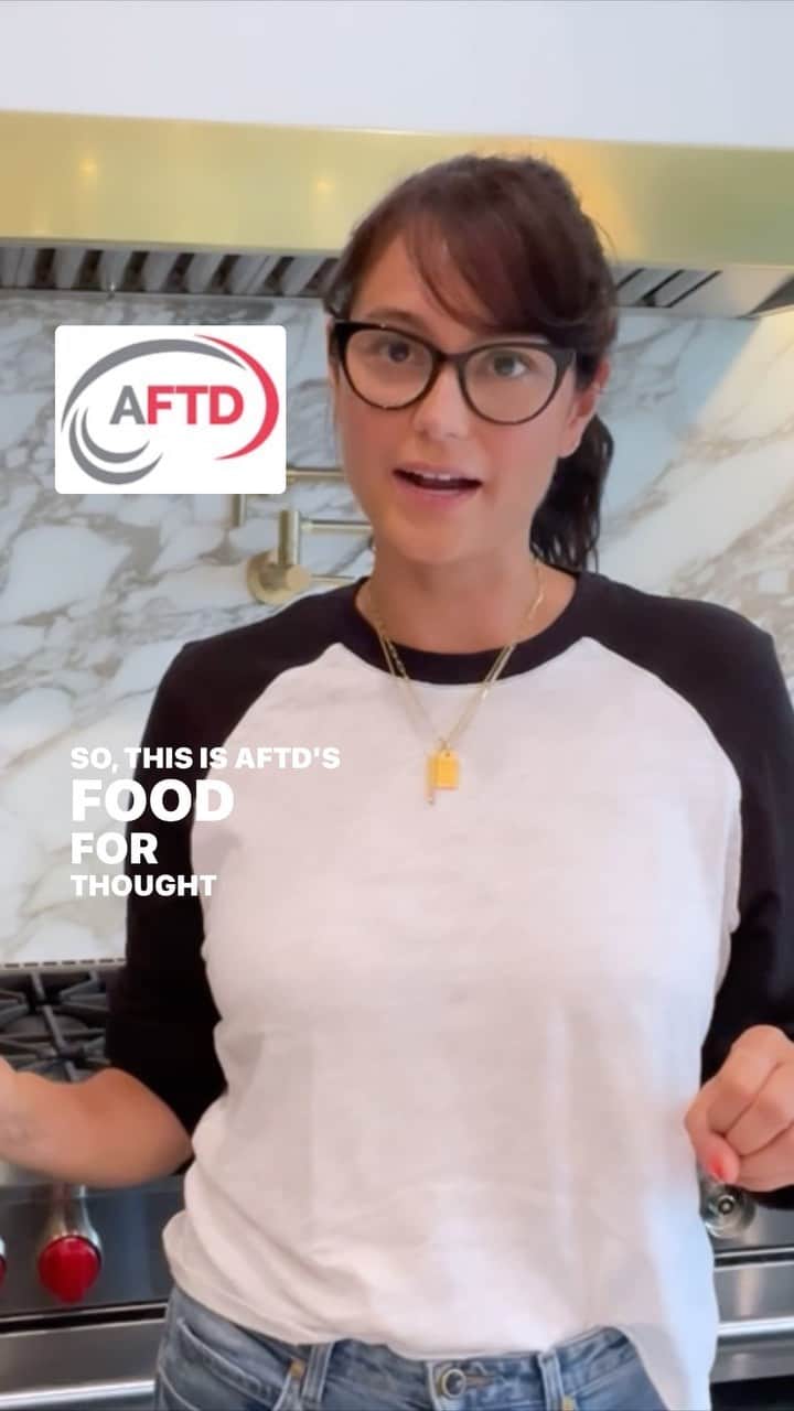 のインスタグラム：「Here’s another meaningful and fun way you can get involved to raise awareness for FTD with an AFTD “Food for Thought” campaign.  I’ve teamed up with @nicolepetrie, a fierce FTD advocate, and we are sharing some recipes close to our hearts in one way or another (@inagarten 🥰), while educating the public about FTD and raising funds to support AFTD’s mission. Head to the link in my bio where you will see our full Food for Thought videos on our Classy page. We hope you’ll be inspired to have some fun and set up your own. As long as it involves food and FTD education, you’re golden! Food for Thought is a grassroots fundraising and awareness campaign focusing on food and FTD education. Held September 24-October 8, 2023, Food for Thought encompasses World FTD Awareness Week. During this time, people across the world “Take Time with Friends and Family. Take Action.” @theaftd   #EndFTD #FoodForThought #worldftdawarenessweek #FrontotemporalDegeneration, #FTDAwareness」