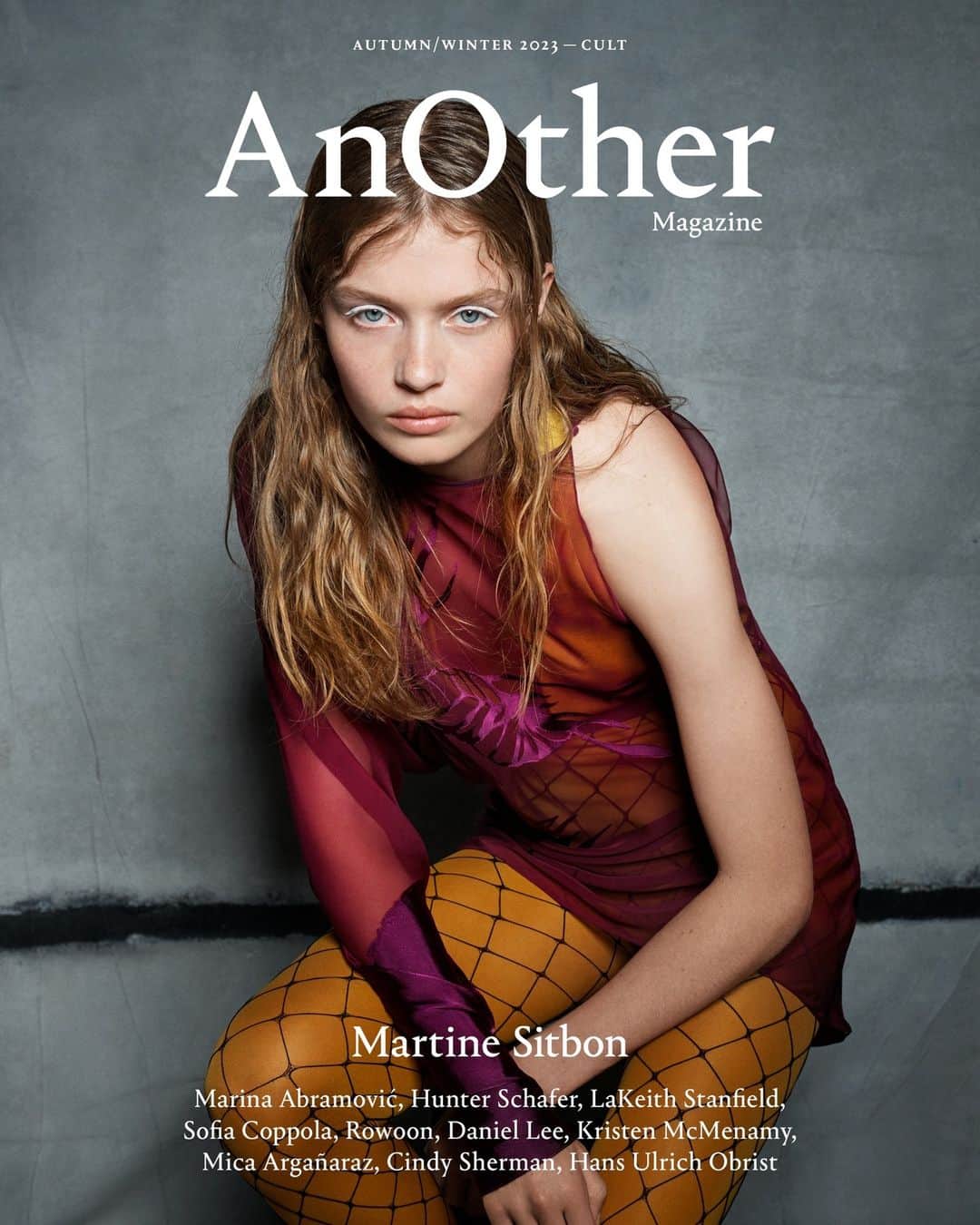 AnOther Magazineのインスタグラム：「AnOther Magazine Autumn/Winter 2023 – Cult. @_ellamccutcheon in @martinesitbon ⁠ ⁠ Photography by @craigmcdeanstudio, with creative direction by @marcascoli⁠ Styling by @katieshillingford⁠ Martine Sitbon in conversation with Susannah Frankel⁠ Editor-in-chief @susannahfrankel⁠ Art direction by @sarahjaynetodd_⁠ Hair by @eugenesouleiman⁠ Make-up by @lynseyalexander⁠ Manicure by @saffrongoddard⁠ Casting by @establishmentny⁠ Set design by @andyhillmanstudio⁠ Production by @northsix⁠ ⁠ AnOther Magazine Autumn/Winter 2023 is on sale worldwide now⁠ ⁠ #AnOtherMagazineAW23 #MartineSitbon #Cult」