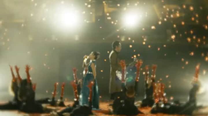 Ruuのインスタグラム：「布袋寅泰 / Andromeda (feat. アイナ・ジ・エンド）  夢のような…布袋さんとの共演。最高にハードでかっこいいMVに @fabuloussisters.japan が出演させていただき、振付させて頂きました💃🥀  また東市監督に学ばせていただき、一緒にクリエイトできる貴重で最高にわくわくする時間でした🥀幸  アイナちゃんとも久しぶりにご一緒できて🥰10年以上前からのご縁に感謝🫶🏻とってもとっても最強でした♥️  短期間で仕上げたFABULOUSメンバーにも愛と感謝♥️  ぜひ大画面フルでご覧になって頂きたいです。  @hotei_official @ainatheend_official  @eastcity1004  @fabuloussisters.japan」