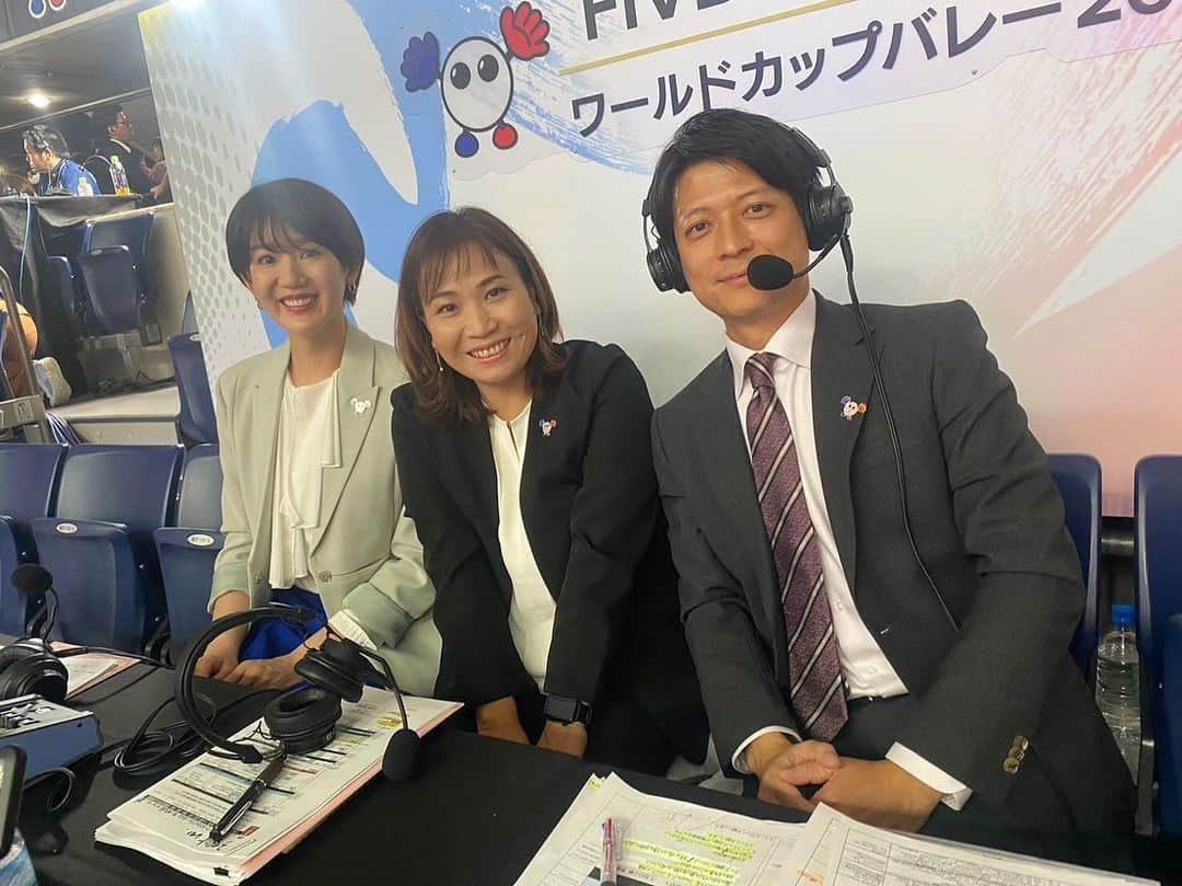 竹下佳江さんのインスタグラム写真 - (竹下佳江Instagram)「#fivbパリ五輪予選ワールドカップバレー2023  #女子大会 #9月16日から9月24日 #男子大会 #9月30日から10月8日 #フジテレビ #倉田アナウンサー #中村アナウンサー #解説 #栗原恵 #迫田さおり #ぽかぽか #荒木絵里香 #ここで決める #頑張れ日本 #パワーソング #Mrs. GREEN APPLE #ANTENNA」9月18日 23時24分 - takechanman0318