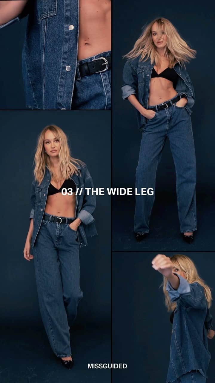 MISSGUIDEDのインスタグラム：「Introducing: Denim ‘23 ☁️ Tap the link in bio to shop #missguided」