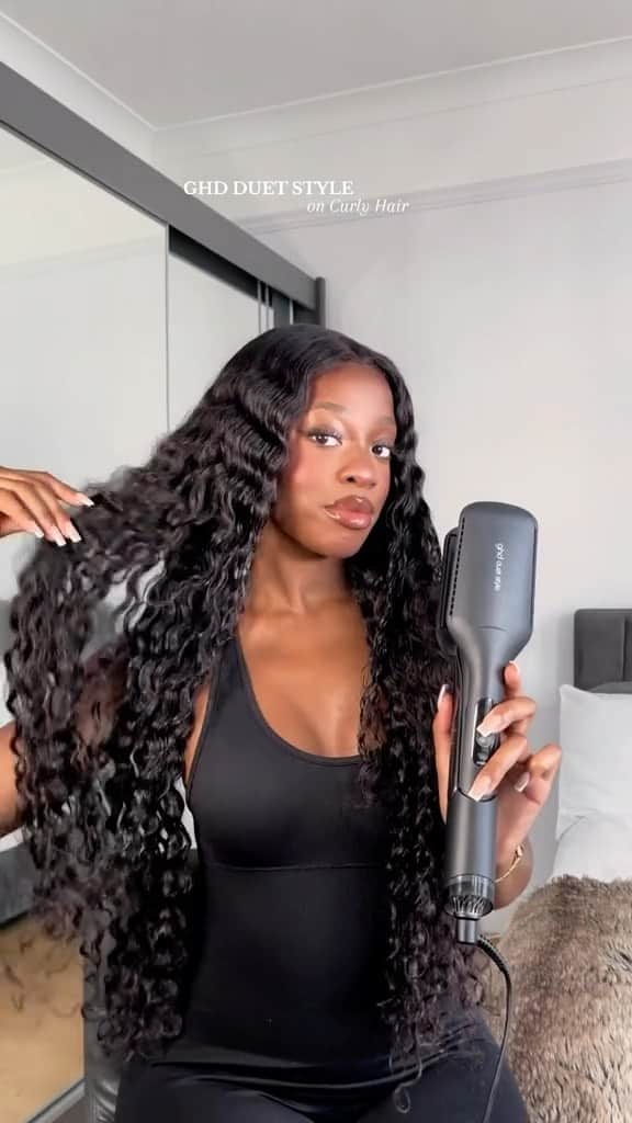 ghd hairさんのインスタグラム動画 - (ghd hairInstagram)「The hydration is popping off ...