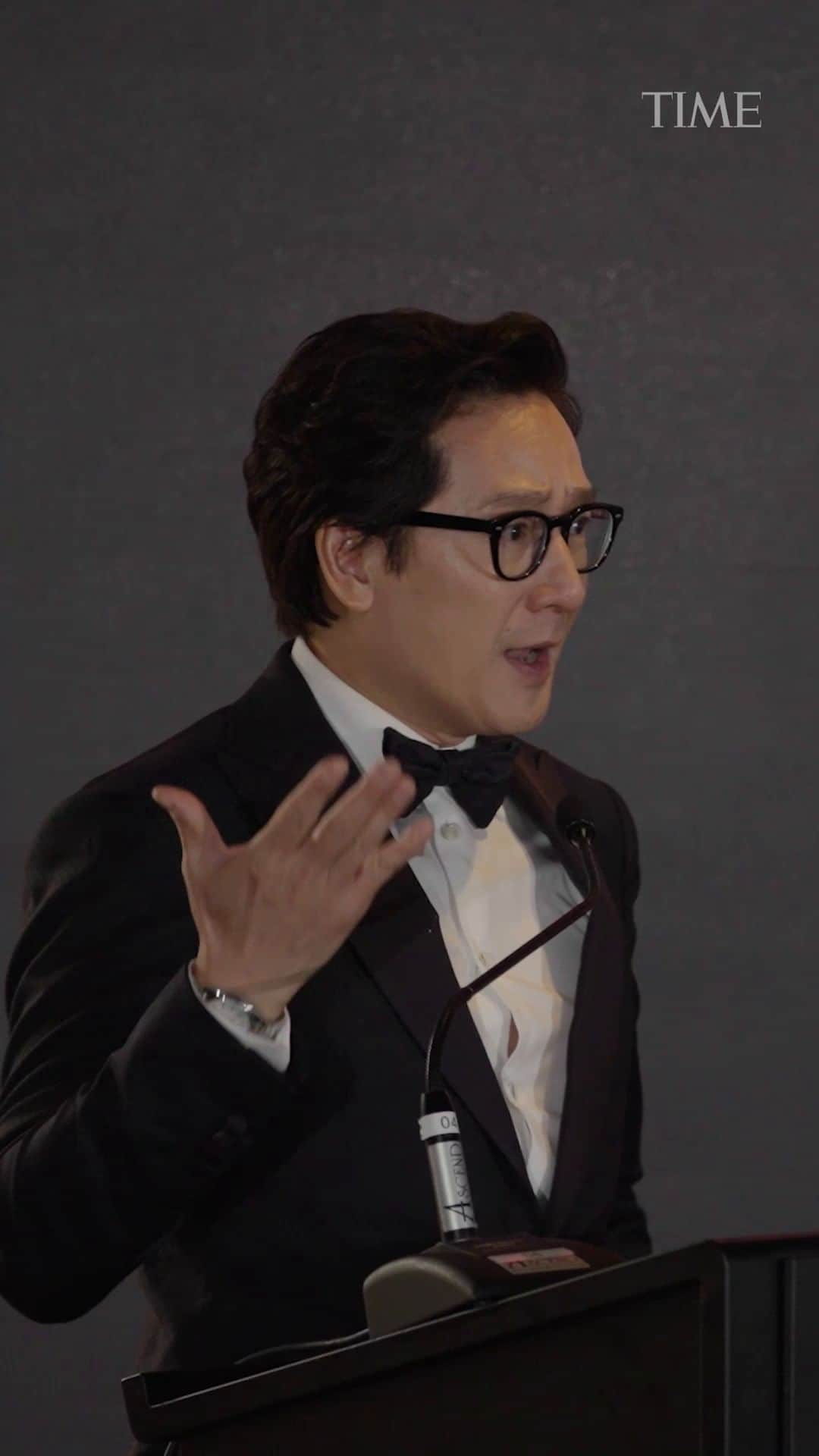 TIME Magazineのインスタグラム：「"I still have moments of doubt, I still wonder if I deserve all of this. Then I meet someone who has been affected by my story, and I just feel blessed," @kehuyquan said at the TIME100 Impact Awards in Singapore.  Read his full speech at the link in bio.」
