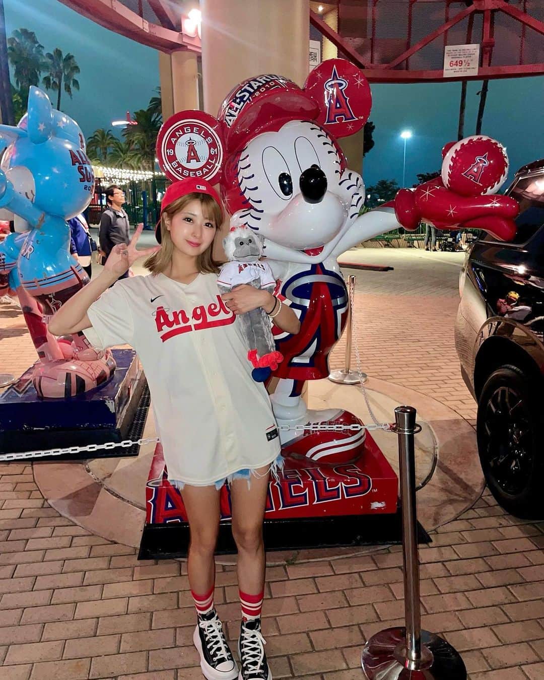 高木由紀のインスタグラム：「#エンゼルスタジアムオブアナハイム  #🇺🇸」
