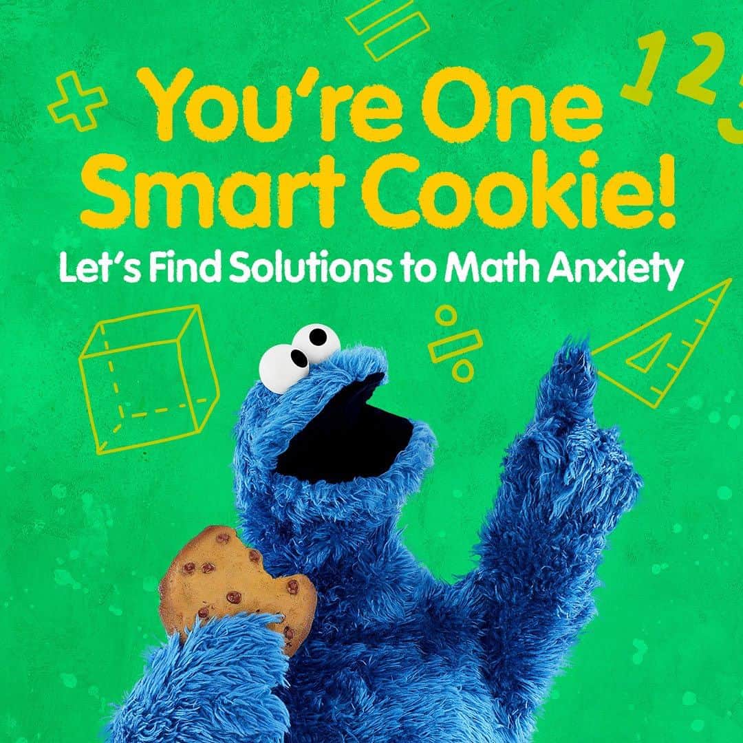 セサミストリートさんのインスタグラム写真 - (セサミストリートInstagram)「You're one smart cookie! Math Anxiety affects folks of all ages and abilities, but we know that with a little help and lots of practice, you can be confident in math like Count Von Count, too! 🔢🍪」9月19日 2時00分 - sesamestreet