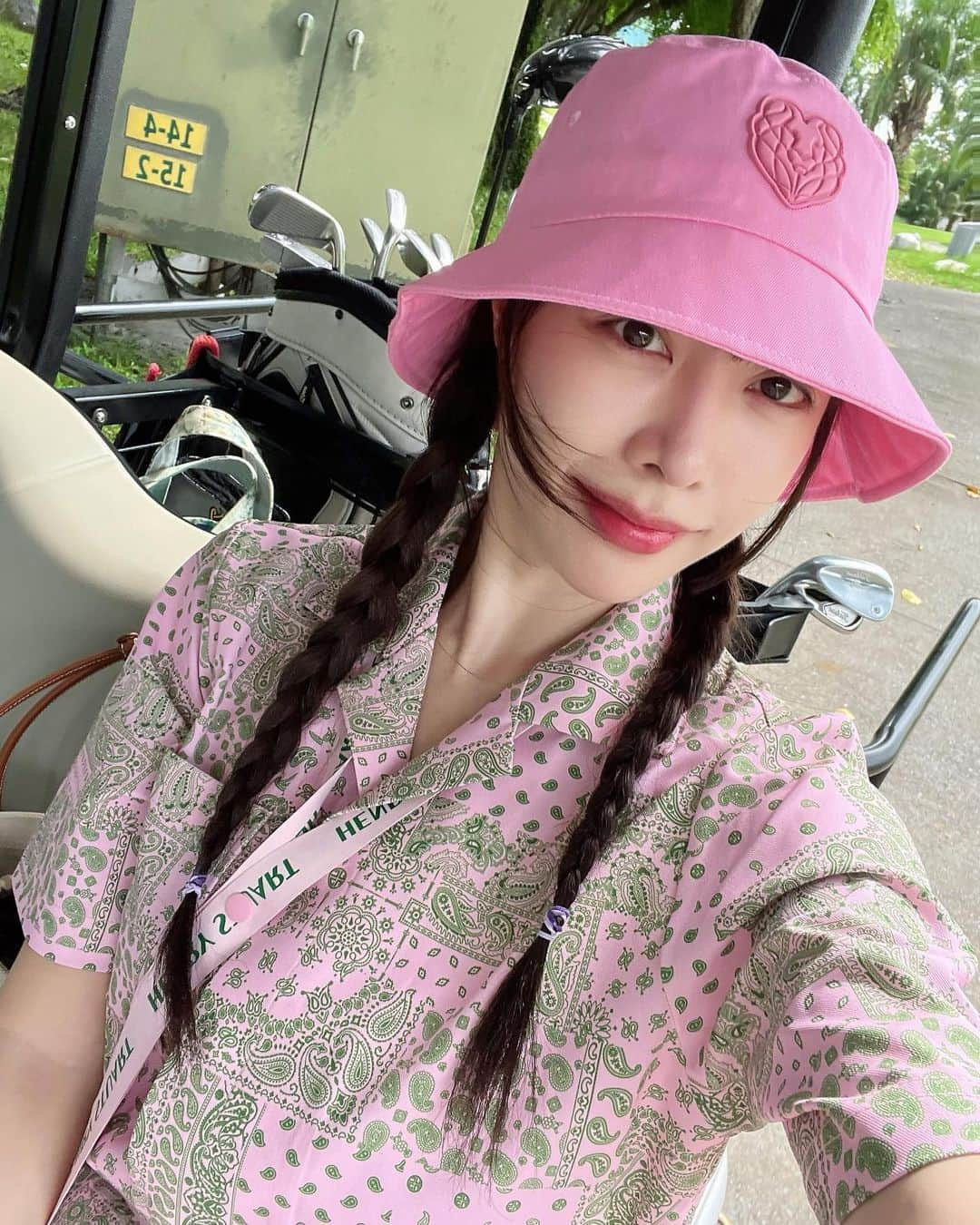 ホン・ウンジさんのインスタグラム写真 - (ホン・ウンジInstagram)「골린이이이⛳」9月19日 12時08分 - bg_eunji92