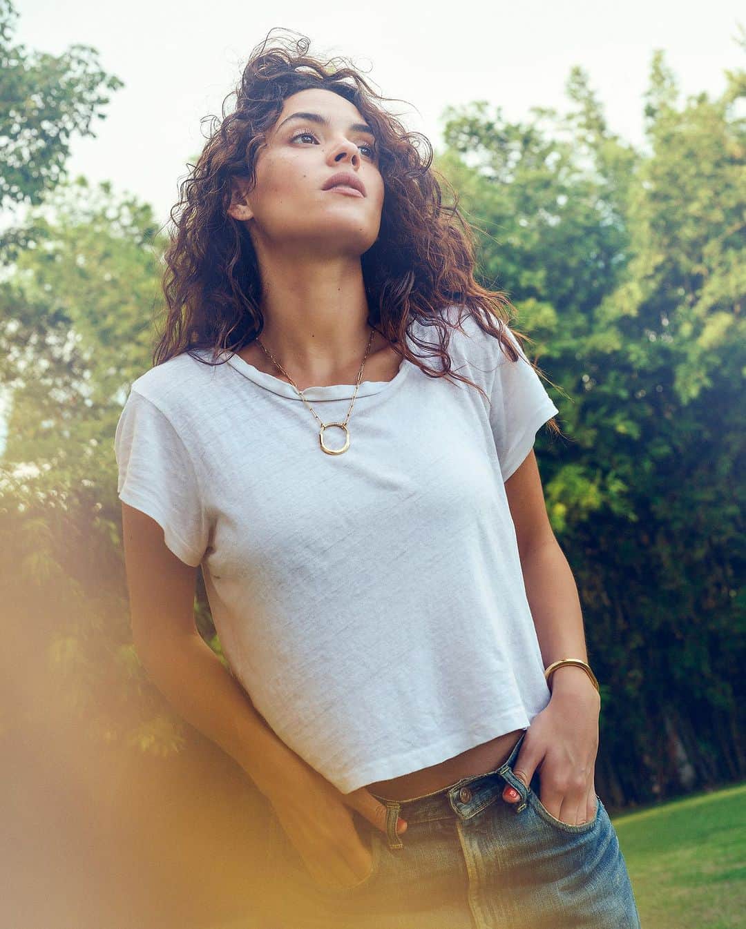 エイドイア・アージョナのインスタグラム：「Locked in with @tiffanyandco #TiffanyLock #TiffanyPartner 🩵」