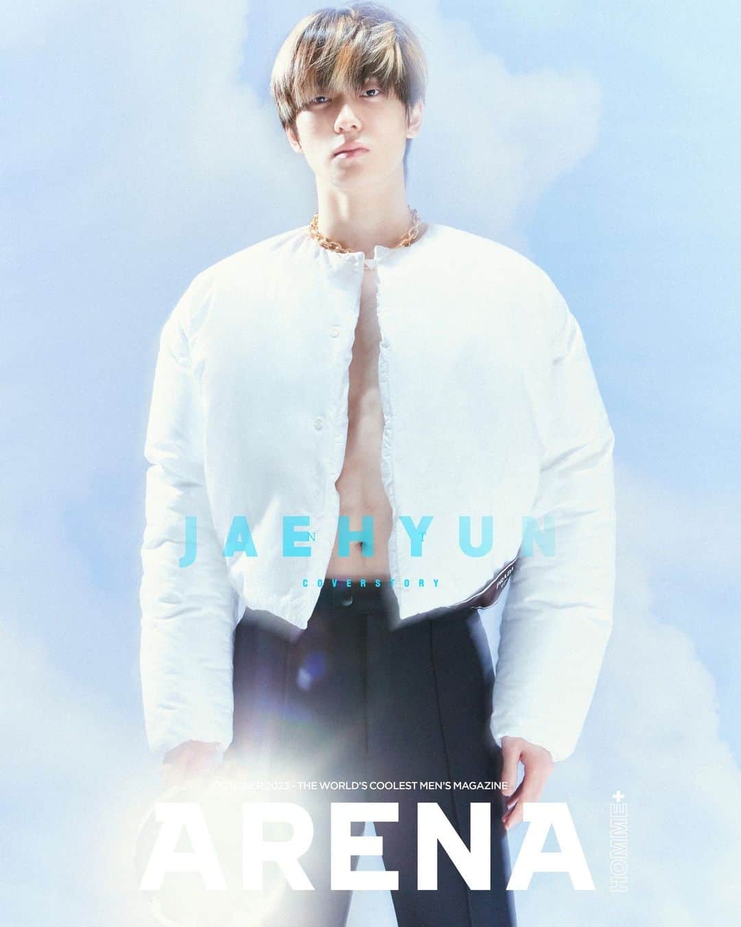 のインスタグラム：「Prada Ambassador Jaehyun wears #PradaFW23 in a recent issue of ARENA Homme Plus Korea. The editorial was photographed by Yoon Jiyong and directed by Choi Taekyung.  #PradaEditorials #Prada @_jeongjaehyun @keumjaya @zyobb @kimvenchy」