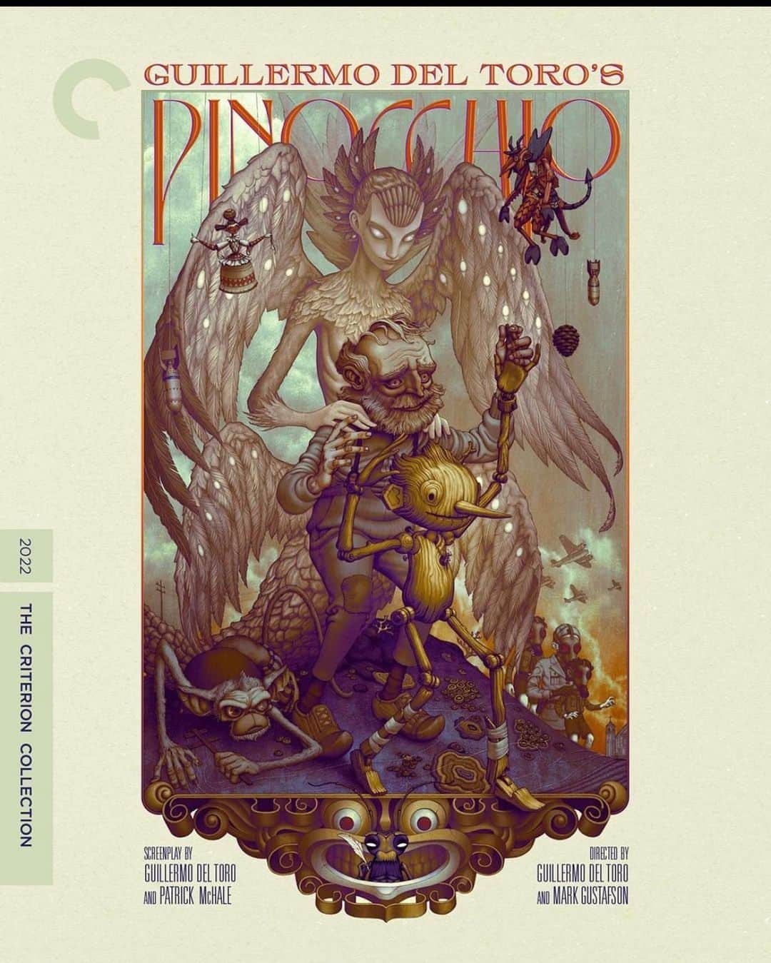 ジェームス・ジーンのインスタグラム：「So happy to be a small part of the @criterioncollection ✨ @pinocchiomovie @gdtreal」