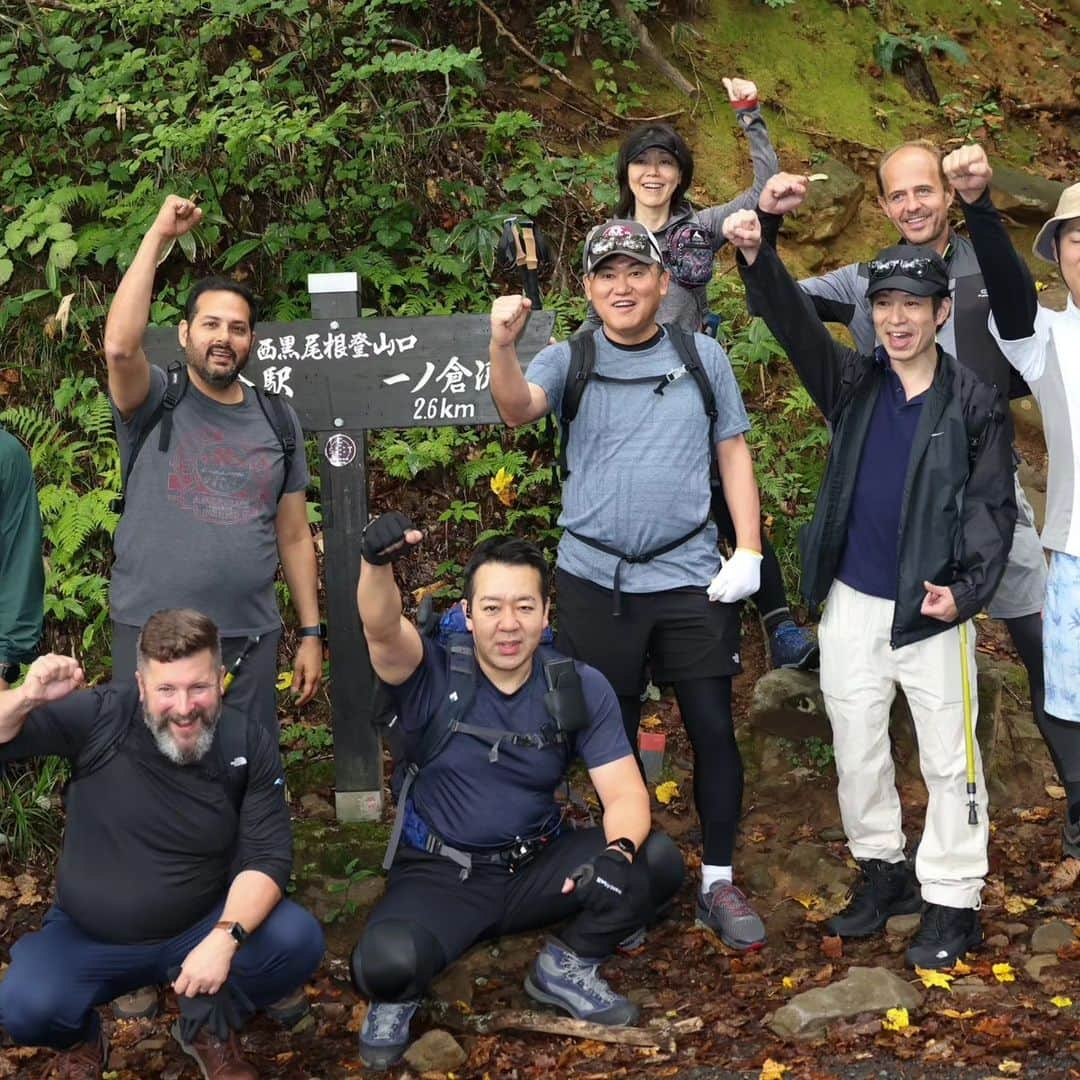 三木谷浩史のインスタグラム：「Nishiguro one rount, Mt.Tanigawa.  Our 14th climbing of Mt.Taniagawa.」